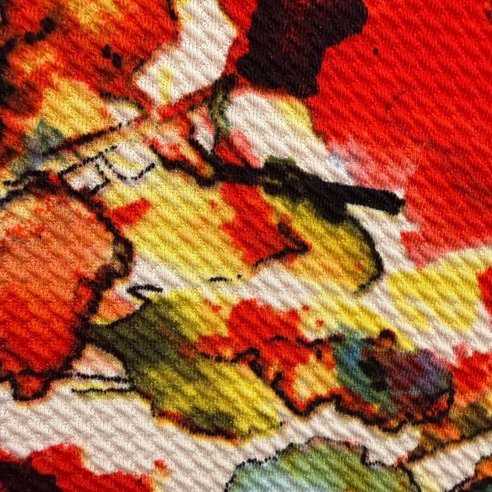 Sonnet James Floral Multicolor Knit Sheath Dress - Women - Picture 6 of 7